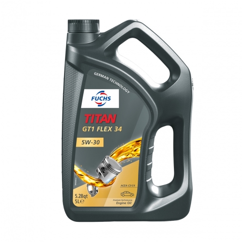 FUCHS TITAN GT1 FLEX 34 SAE 5W-30 - Dầu nhớt động cơ tổng hợp cao cấp