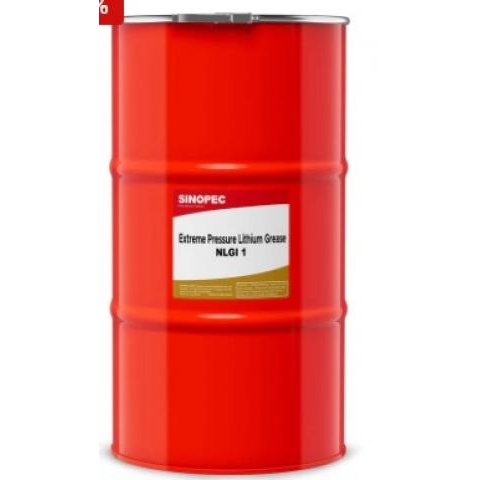 Sinopec Mỡ bôi trơn Lithium chịu áp suất cực đại EP-1 NLGI 1 - Thùng 120LB
