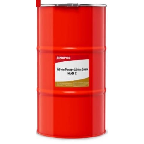 Sinopec Mỡ bôi trơn Lithium chịu áp suất cực đại EP 2 NLGI 2 – Thùng 35LB