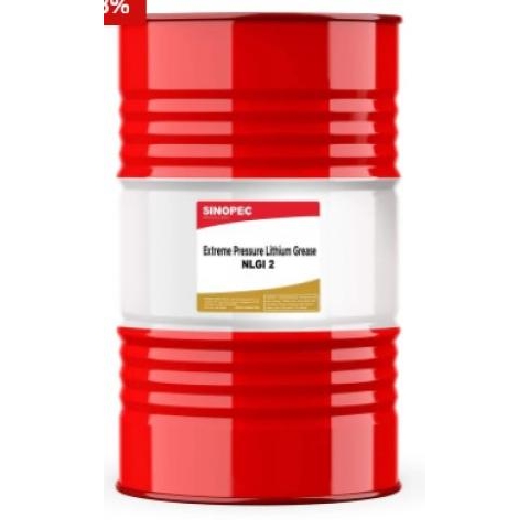Sinopec Mỡ bôi trơn Lithium chịu áp suất cực đại EP 2 NLGI 2 - Thùng 400LB