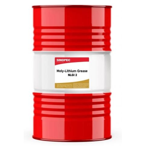 Sinopec Mỡ bôi trơn Moly EP-2 Lithium NLGI 2 - Thùng 400LB